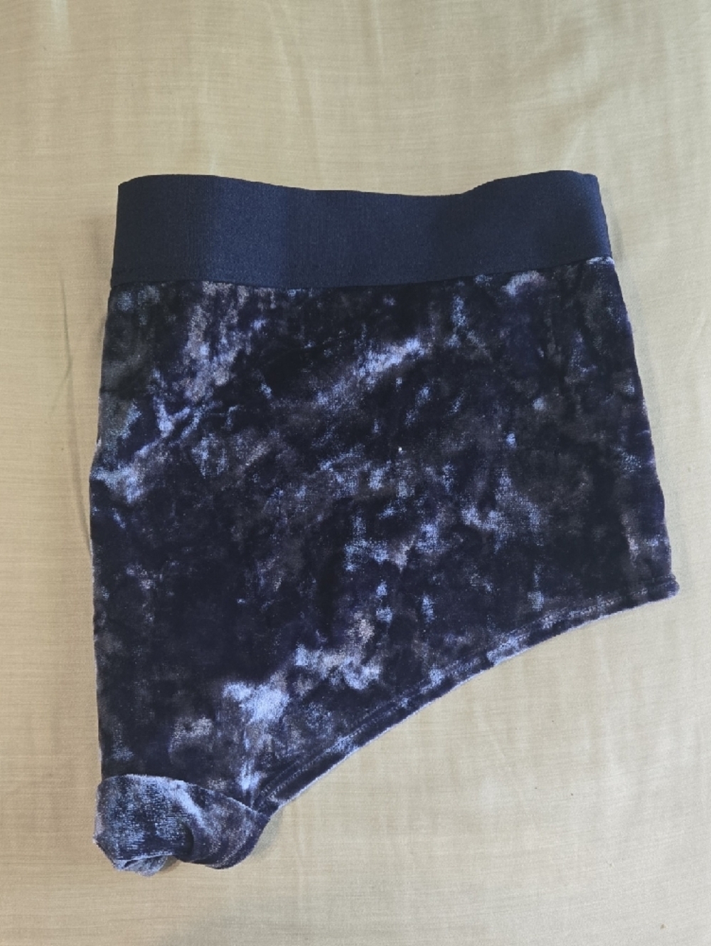 PINK Victoria's Secret Velvet Hipster Panty in Navy - Picture 4 of 4